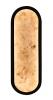 Auster Black with Alabaster Glass Wall Light IP44